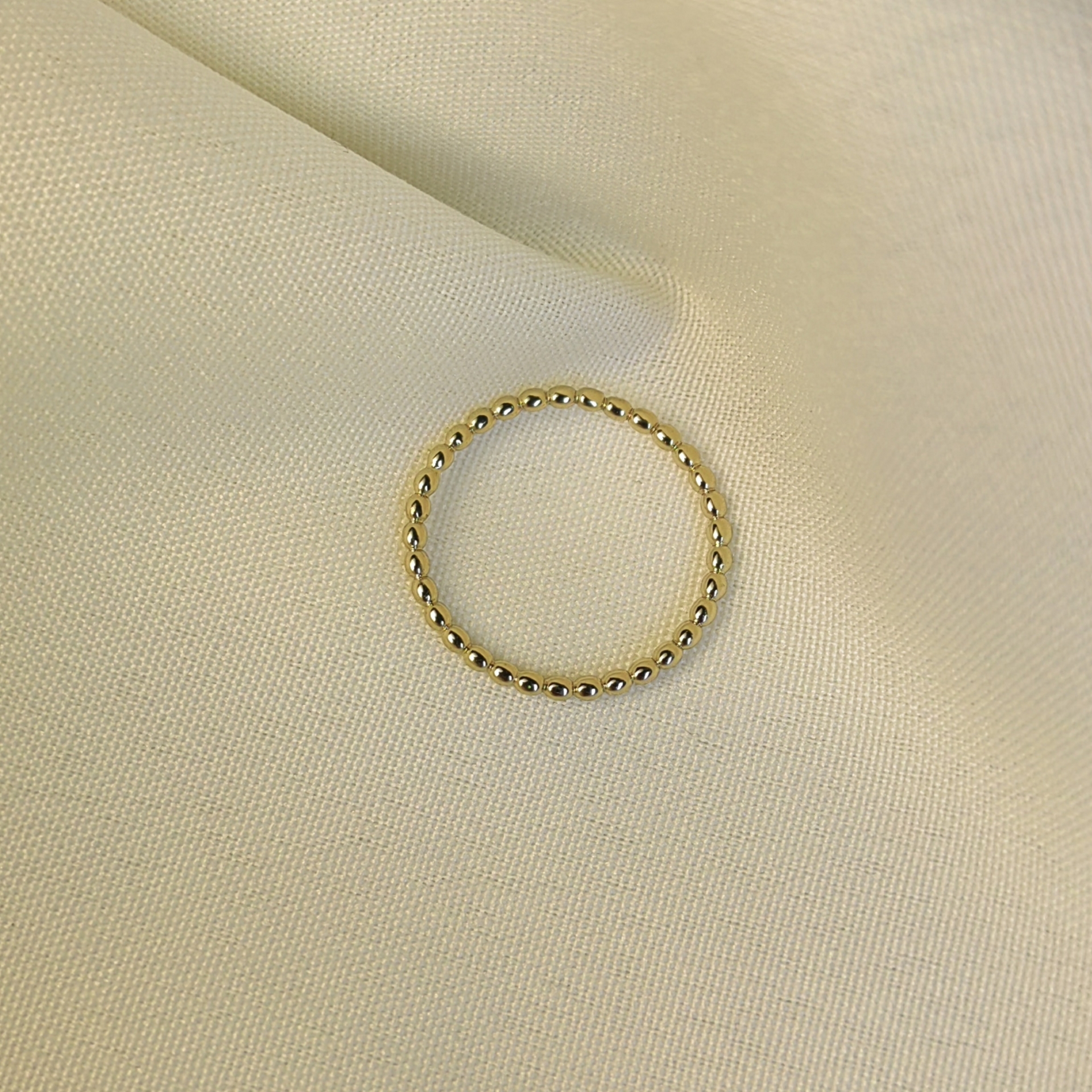  انگشتر استیل گرد دونه ای 