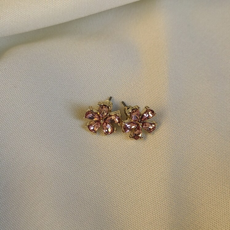 گوشواره استیل طرح گل 