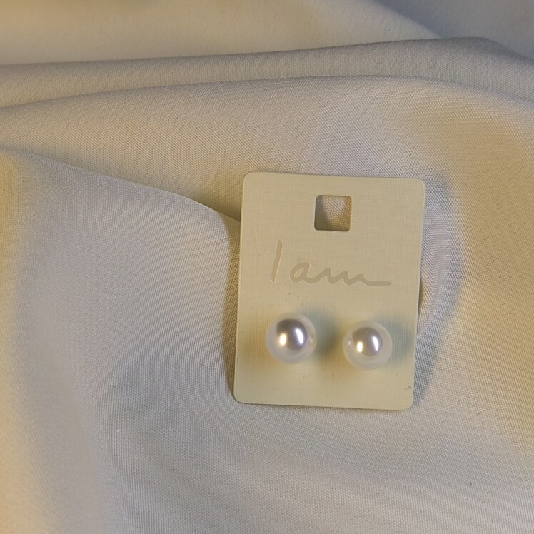 گوشواره استیل مروارید بزرگ 