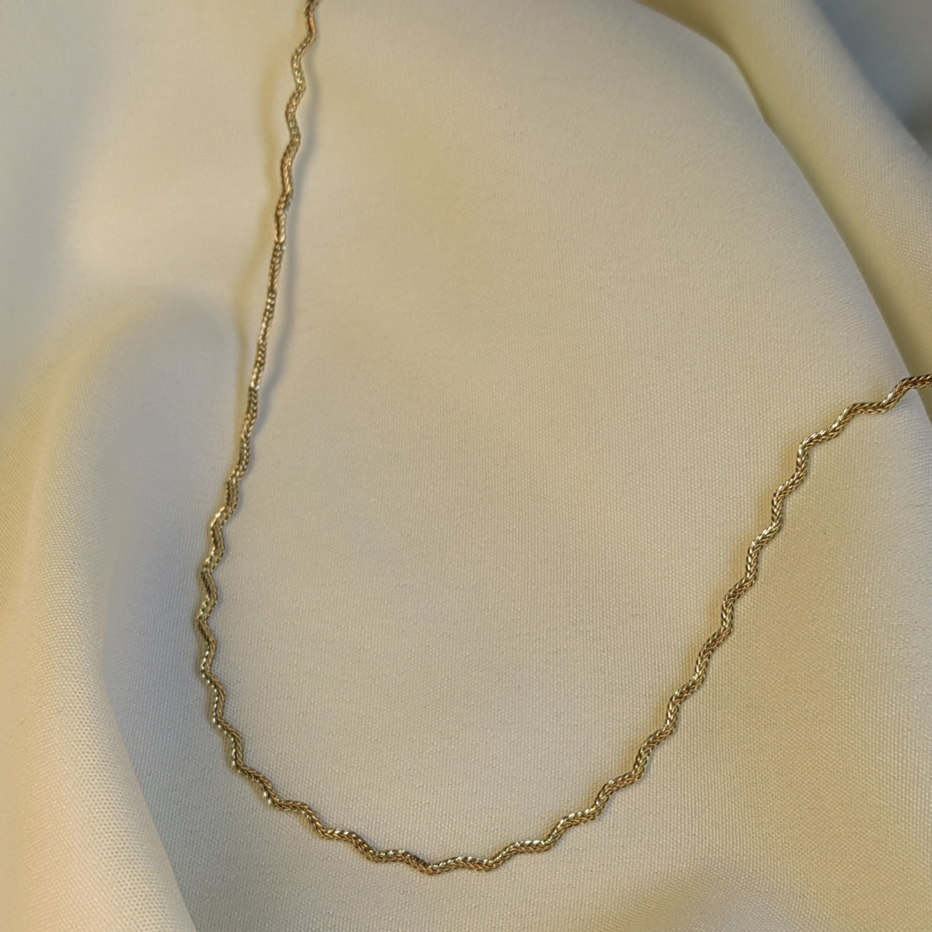  گردنبند استیل زیگزاگی 